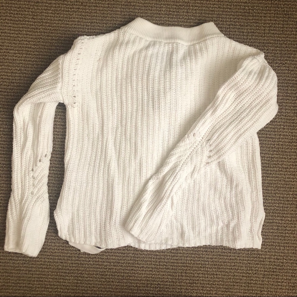 White Tie Sweater - Picture 2 of 7
